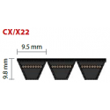 CX81 viacnásobný klinový remeň 2134