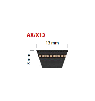 AX42 klinový remeň 1100
