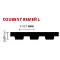 100/25,4 L 412 ozubený remeň