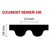 9 5M 1175 ozubený remeň