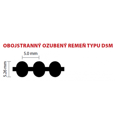 30 D5M 1790 ozubený remeň